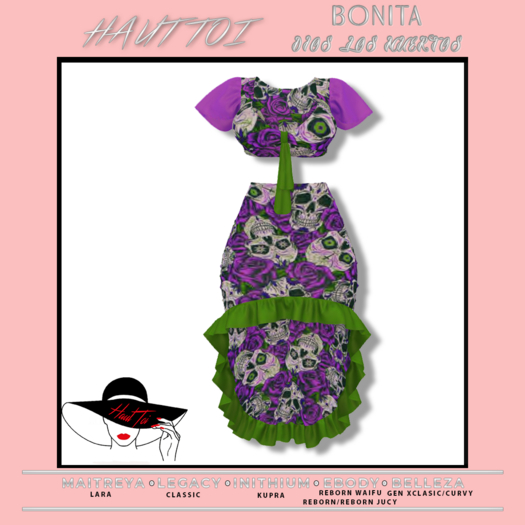 [HT]Bonita-Dress- Dios Los Muertos-5(wear)