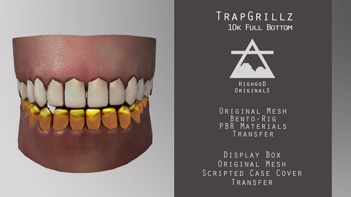 TrapGrillz 10k Full Bottom
