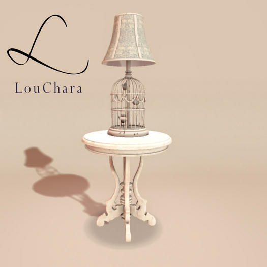 LouChara Clarissa End Table 