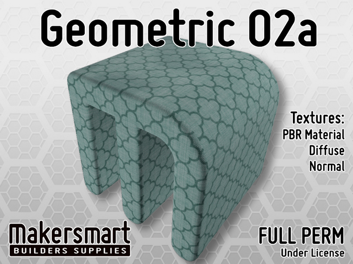 PBR Textile Fabric Geometric 02a