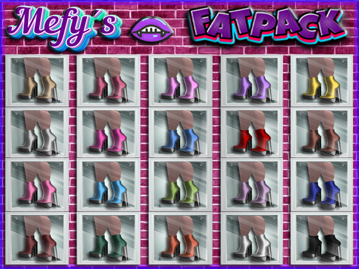 --{Mefy's}-- Sexy Boots FATPACK