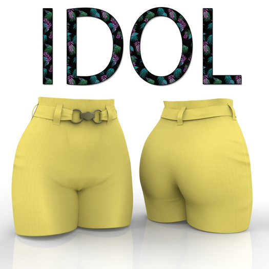 Yellow Fynn Shorts