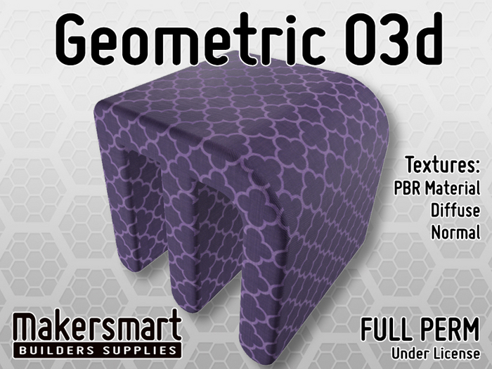 PBR Fabric Geometric 03d