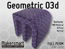 PBR Fabric Geometric 03d