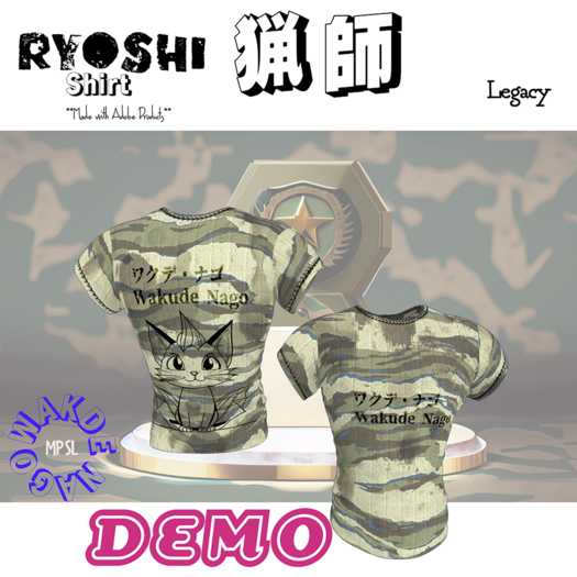 WN  Ryoshi Shirt for Legacy - DEMO/Gift