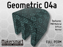 PBR Material Fabric Geometric 04a