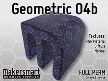 PBR Material Fabric Geometric 04b