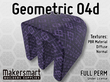 PBR Material Fabric Geometric 04d