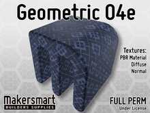 PBR Material Fabric Geometric 04e