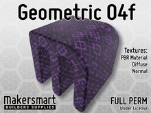 PBR Material Fabric Geometric 04f