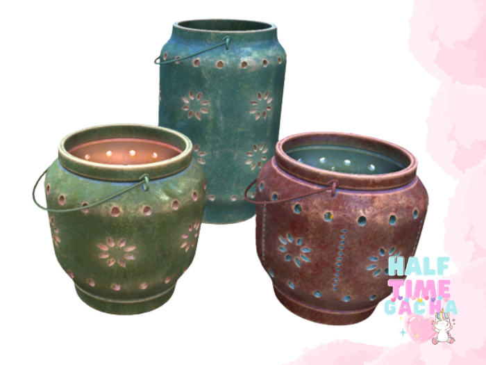 CHEZ MOI * Sunnyside Terra Lamp Set