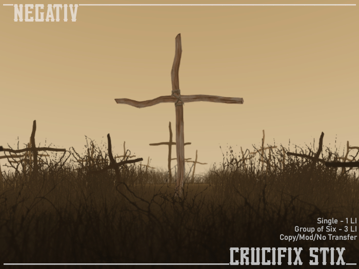  ̅NEGATIV ̅  Crucifix Stix