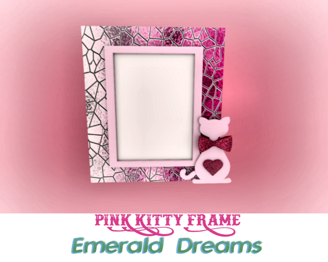 .:Emerald Dreams:. Pink Kitty Frame