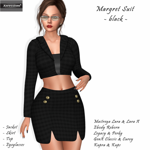 [Xprs] - Margret Suit Black
