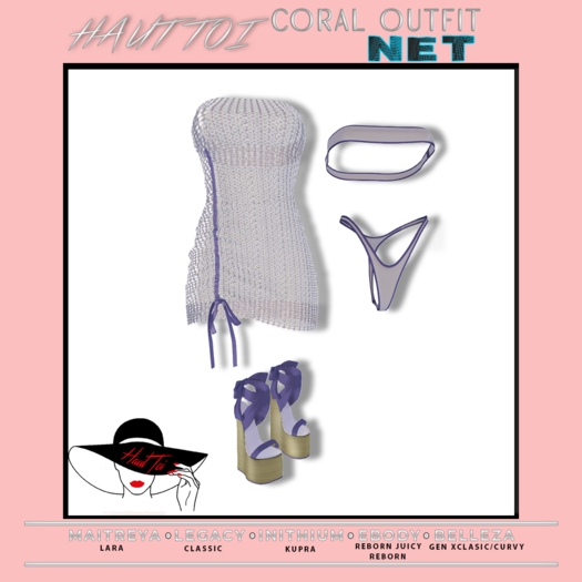 [HT]Coral - Bikini + Cover-Net-Purple Haze/13(wear)