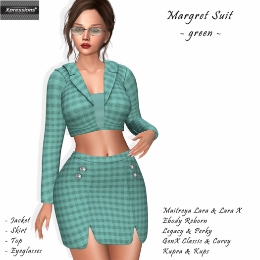 [Xprs] - Margret Suit Green