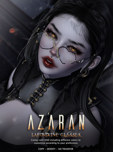 Second Life Marketplace - AZARAN - LAFONTAINE GLASSES.