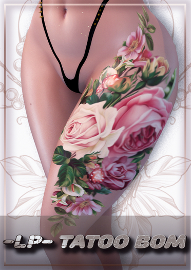 -LP- Tattoo ^Roses color^ nV