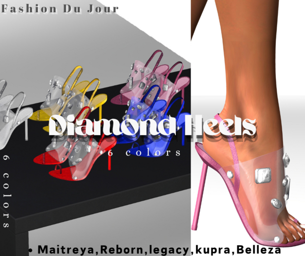 Diamond Heels- PURPLE