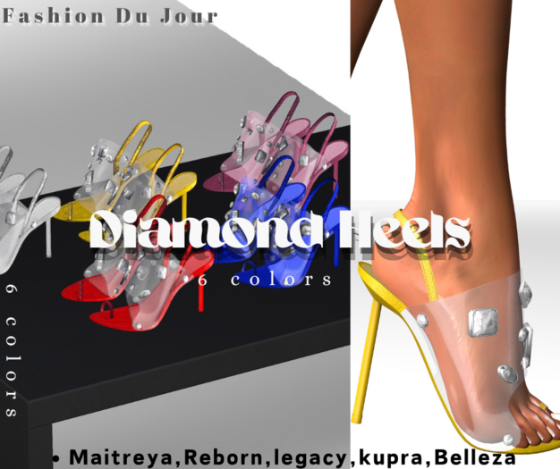 Diamond Heels- YELLOW