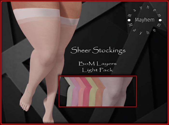 Sheer Stockings Light FATPACK