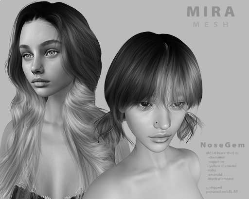 M I R A Nose Gem [wear to unpack] [demo]
