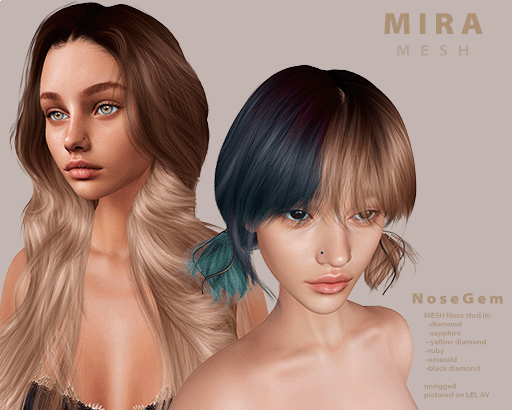 M I R A Nose Gem [wear to unpack]