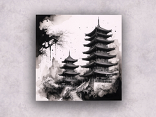 Canvas: Ink - Pagoda B