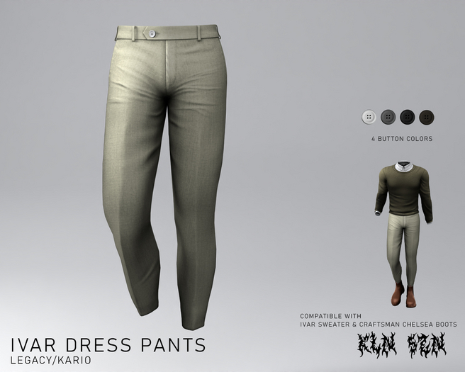 KLN SZN - Ivar Dress Pants Khaki