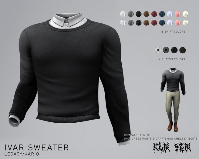 KLN SZN - Ivar Sweater Black