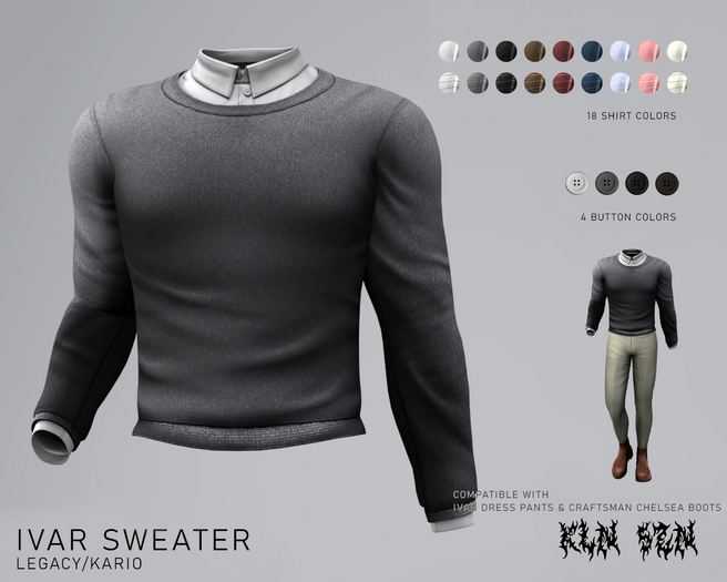 KLN SZN - Ivar Sweater Gray
