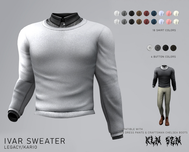 KLN SZN - Ivar Sweater White