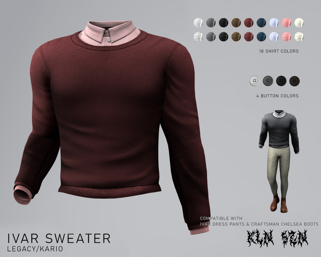 KLN SZN - Ivar Sweater Wine