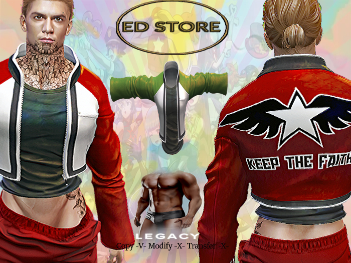 EDStore - Jacket & Shirt - Edition Rock  Style -Green- (Legacy)
