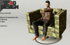 Second Life Marketplace - Army Armchair [Menu 10 Animation Sit]...