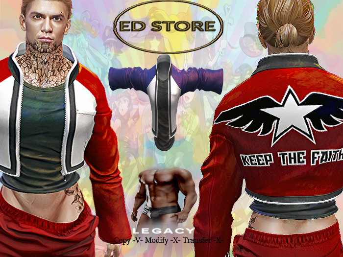 EDStore - Jacket & Shirt - Edition Rock  Style -Blue- (Legacy)