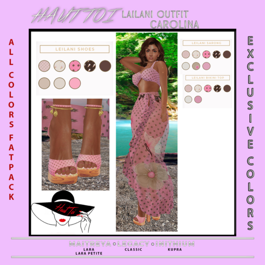 [HT]Leilani-Bikini Sarong Outfit- Caroline Fatpack(wear)