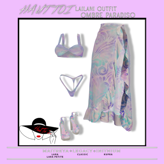 [HT]Leilani-Bikini Sarong Outfit-Ombre Paradiso-3(wear)