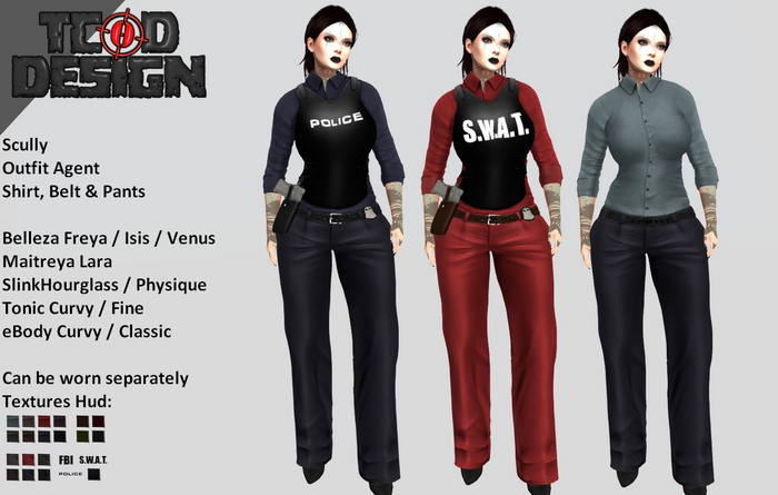 Outfit Agent ~ Scully [Textures Hud]...