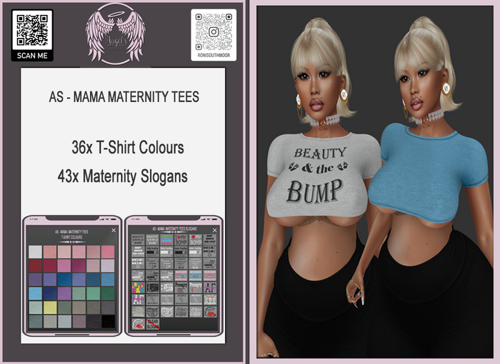 AS - MAMA MATERNITY TEES - UNPACKING HUDS