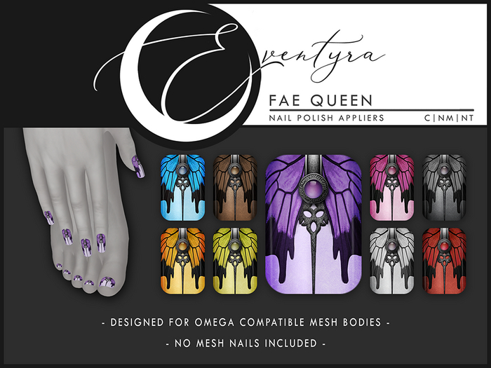 Eventyra - Omega Nail HUD - Fae Queen