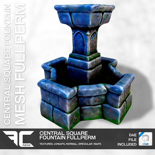 FLECHA Central Square Fountain Fullperm