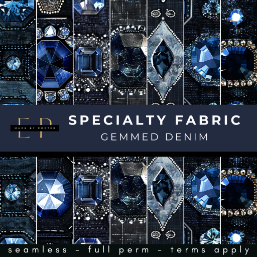 Made by Porter - Specialty Fabric - Gemmed Denim