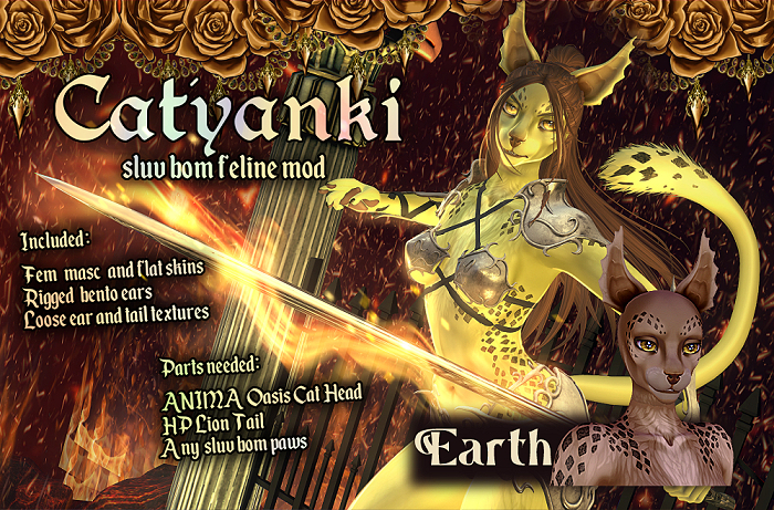 ;FS; CATYANKI - Feline Mod Earth (Add to unpack!)