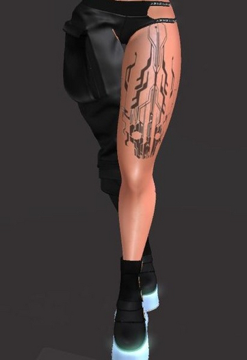 Arty Voyage Cyber Punk- Tattoo
