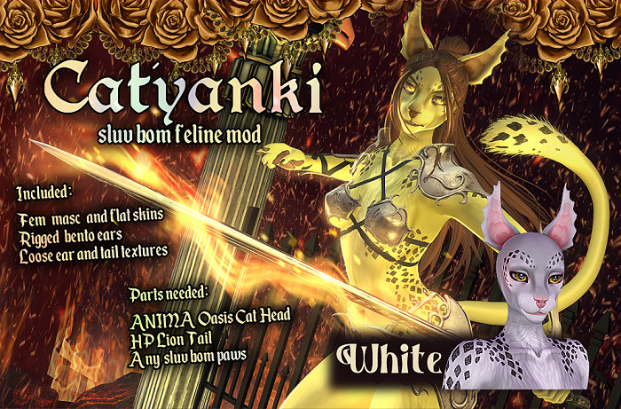 ;FS; CATYANKI - Feline Mod White (Add to unpack!)