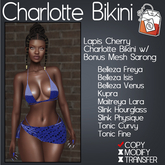 ~TL~ Charlotte Lapis Cherry Bikini