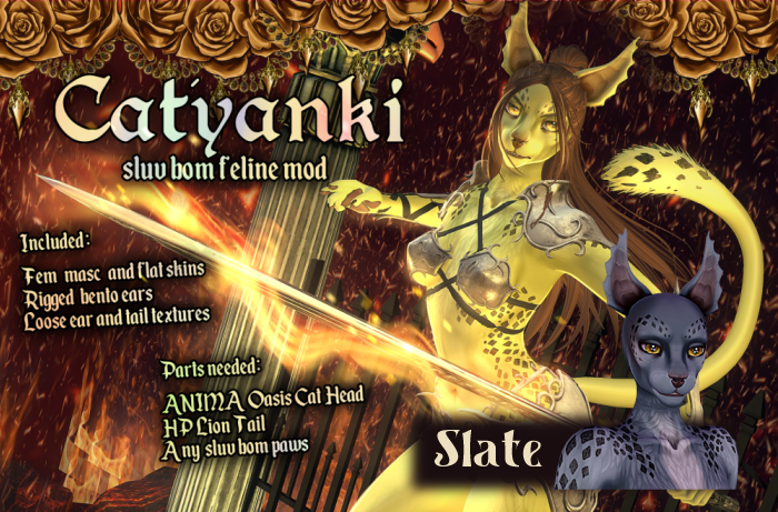 ;FS; CATYANKI - Feline Mod Slate (Add to unpack!)
