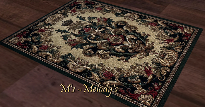 M's -  Baroque Carpet /Rug/ - "Royal Majesty"