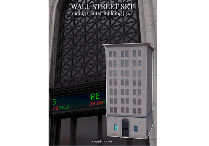 MINIMAL - Wall Street Set Trading Center Building